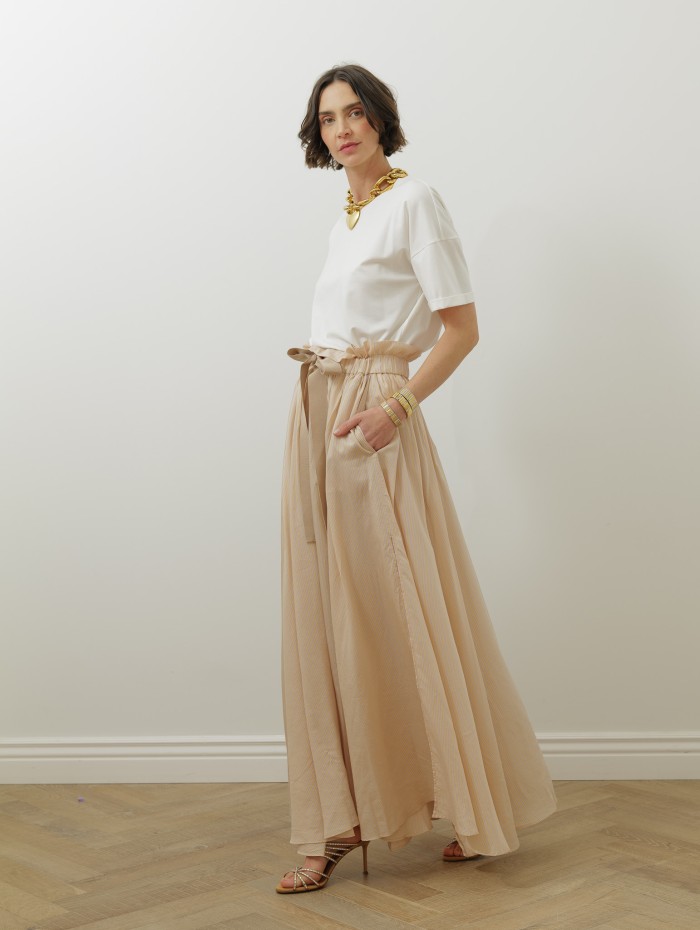 Jupe longue - Long gg beach skirt - Patou