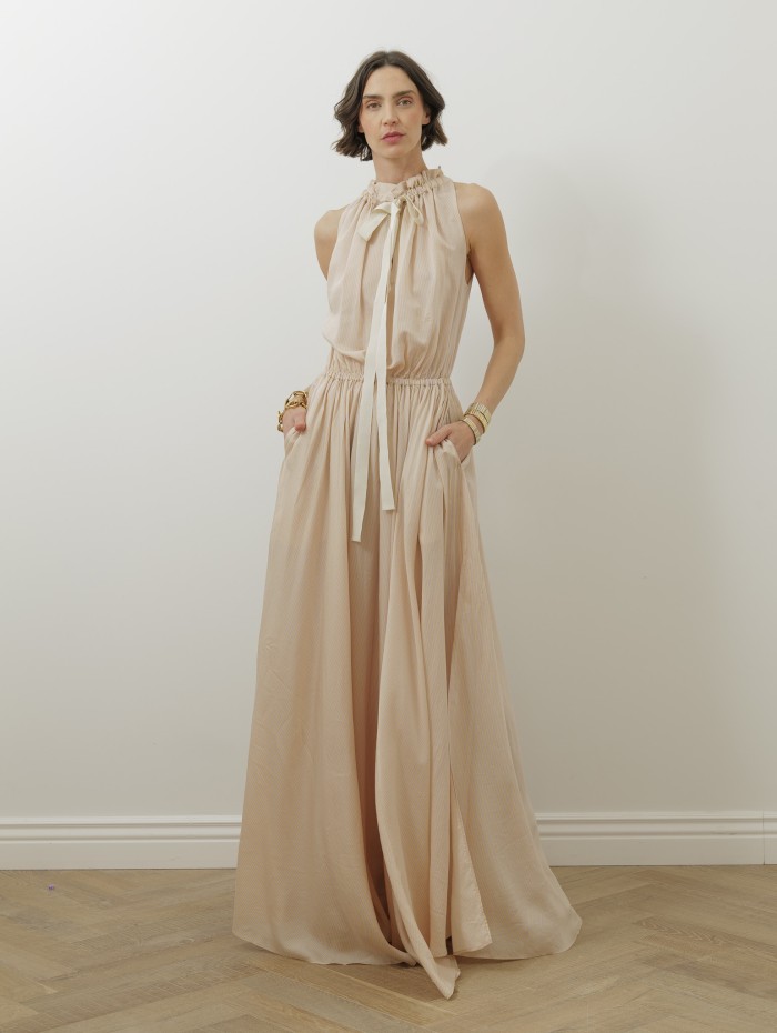 Robe longue - Long beach dress - Patou