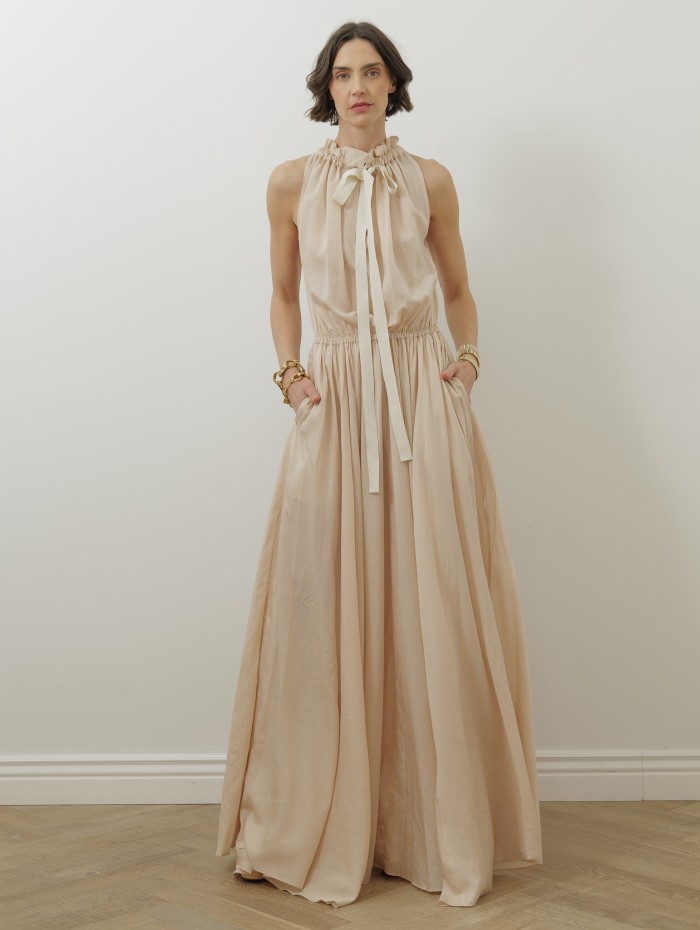 Robe longue - Long beach dress - Patou