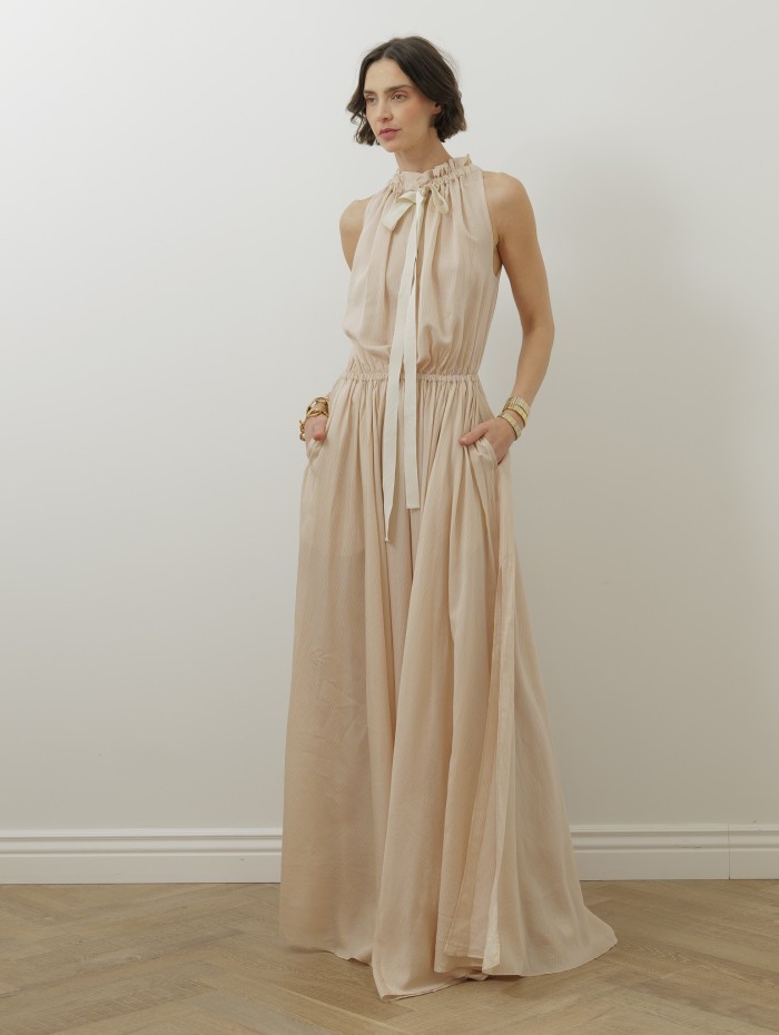 Robe longue - Long beach dress - Patou