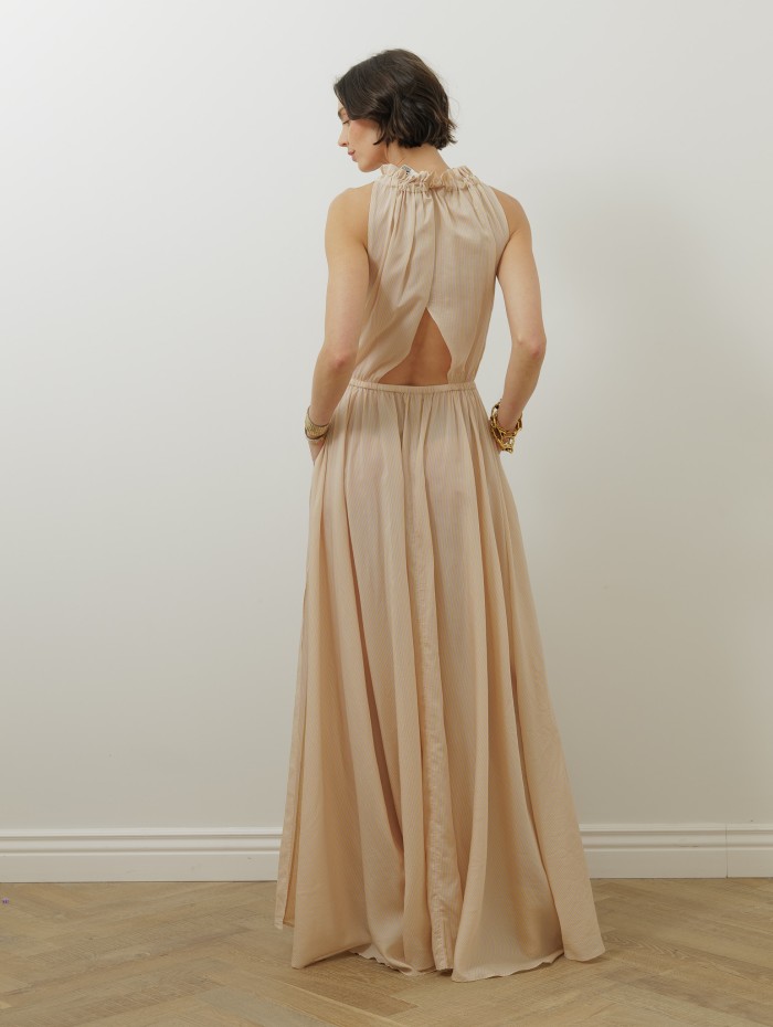 Robe longue - Long beach dress - Patou