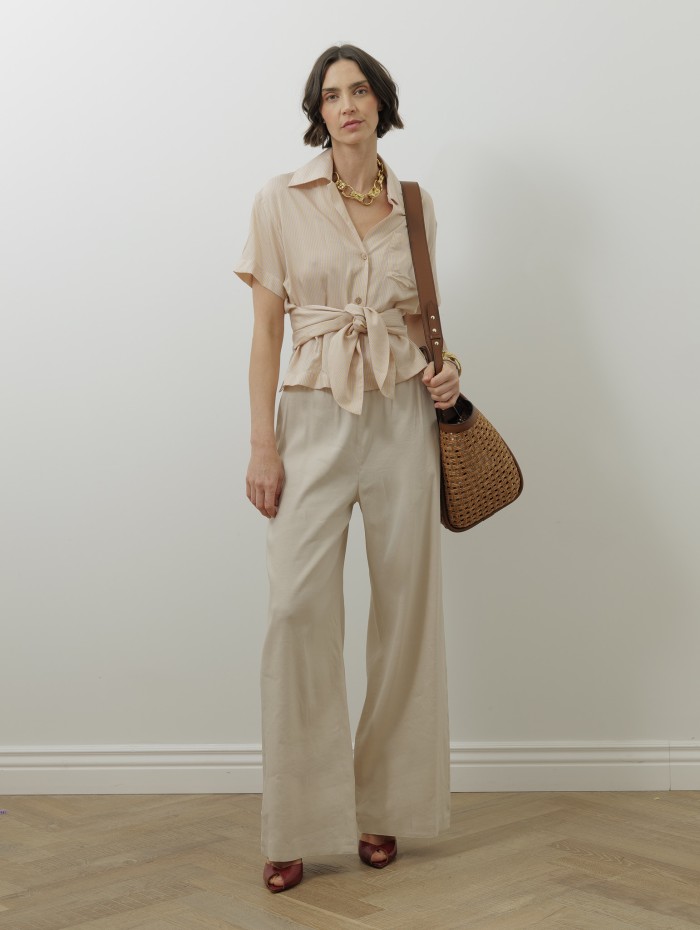 Chemisier noeud - Knotted beach skirt - Patou