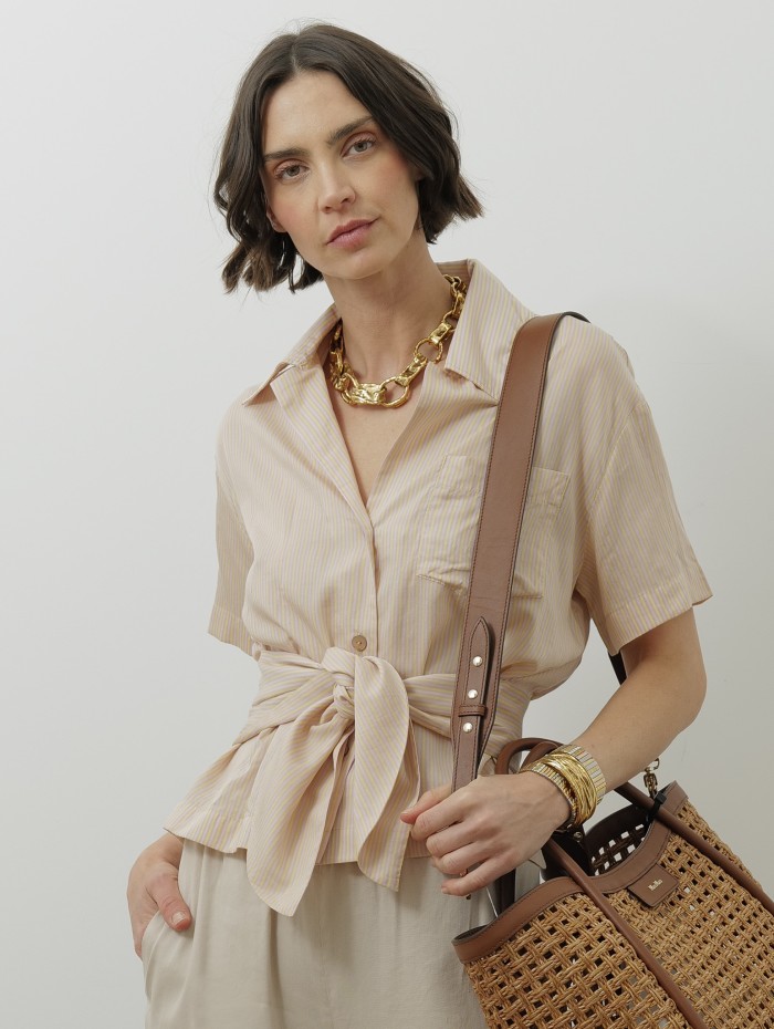 Chemisier noeud - Knotted beach skirt - Patou