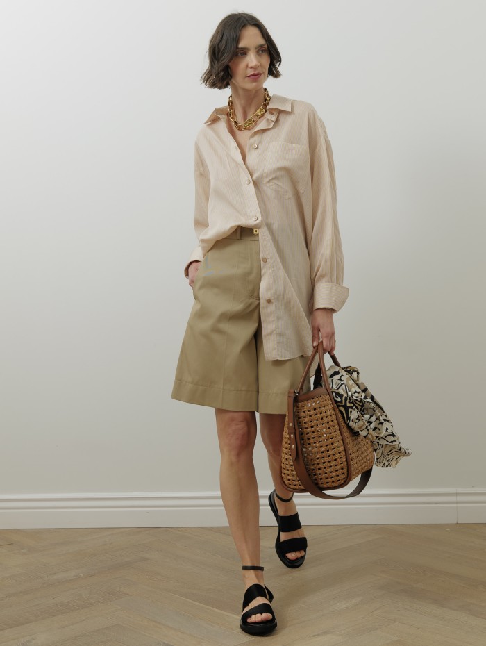 Chemise rayée - Oversize beach - Patou