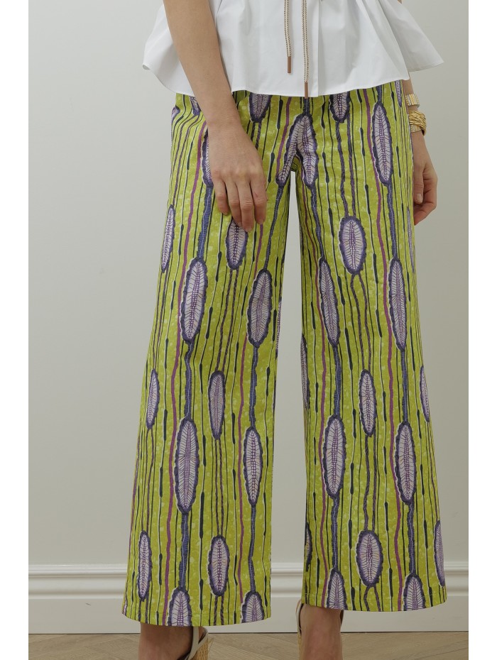 Jean imprimé - Vert - Stella Jean