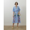 Robe à rayures - Bleu - Stella Jean