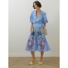 Robe à rayures - Bleu - Stella Jean