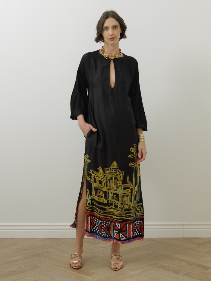 Robe droite - Palmier - Stella Jean