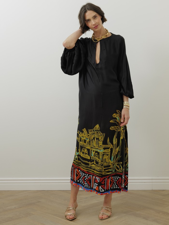 Robe droite - Palmier - Stella Jean