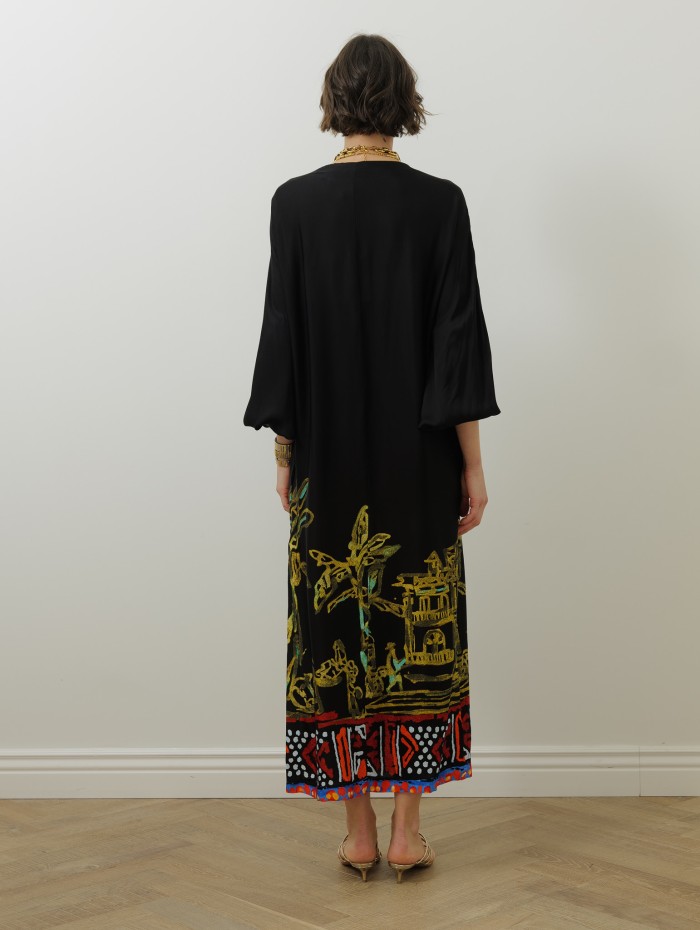 Robe droite - Palmier - Stella Jean