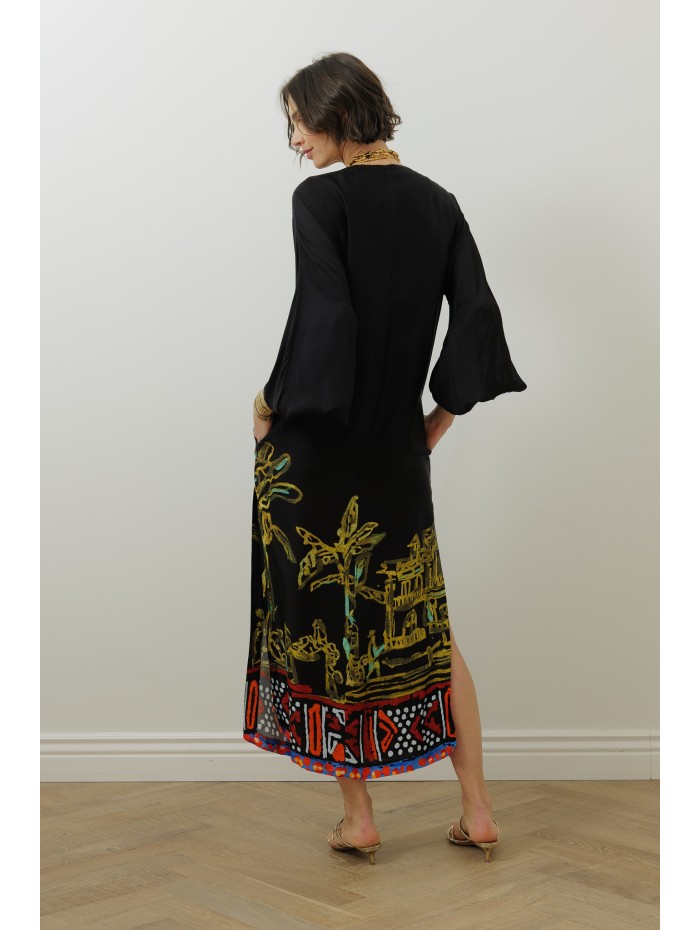 Robe droite - Palmier - Stella Jean