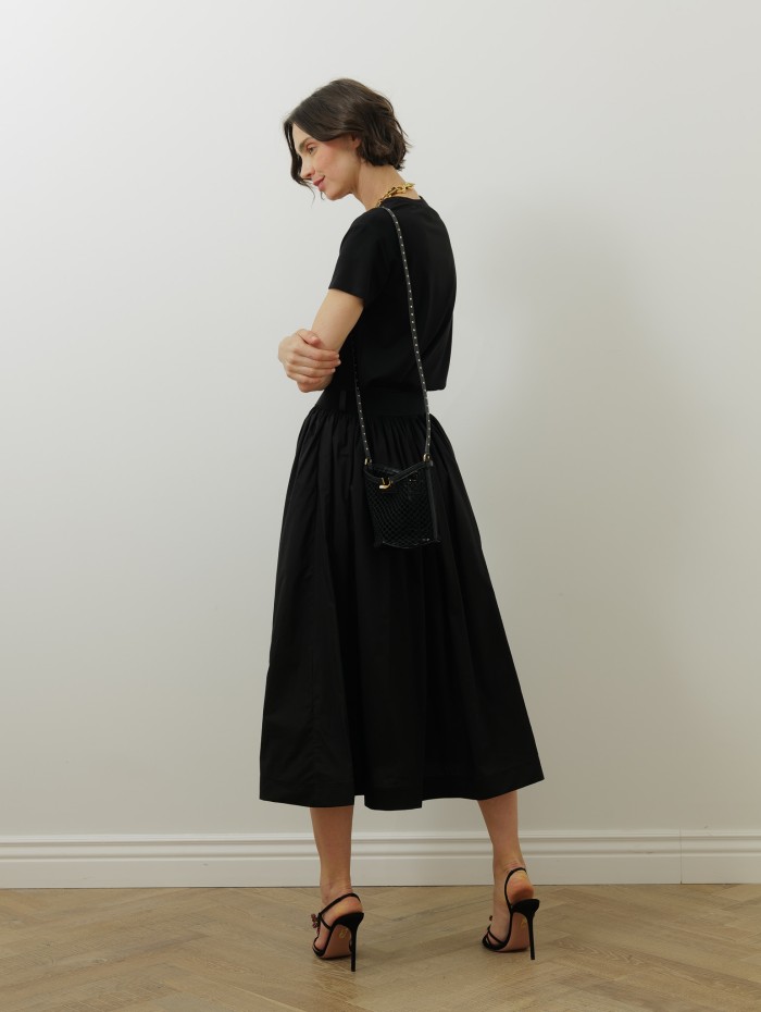 Jupe noire - Broderie - Stella Jean