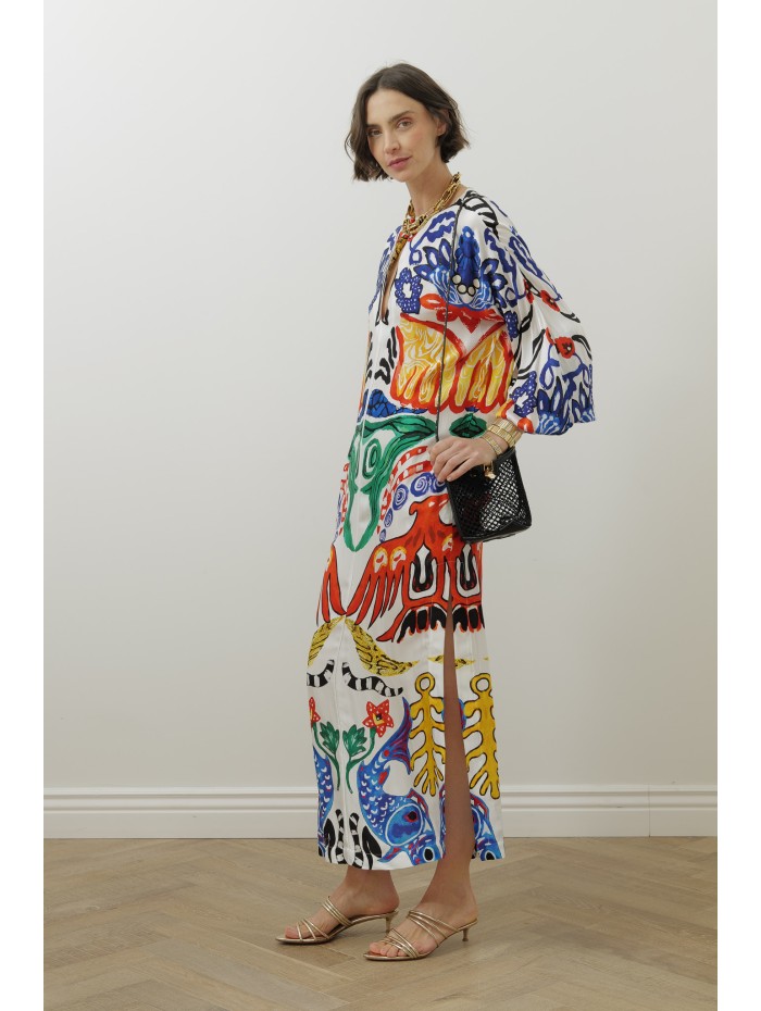 Robe longue - Imprimé - Stella Jean