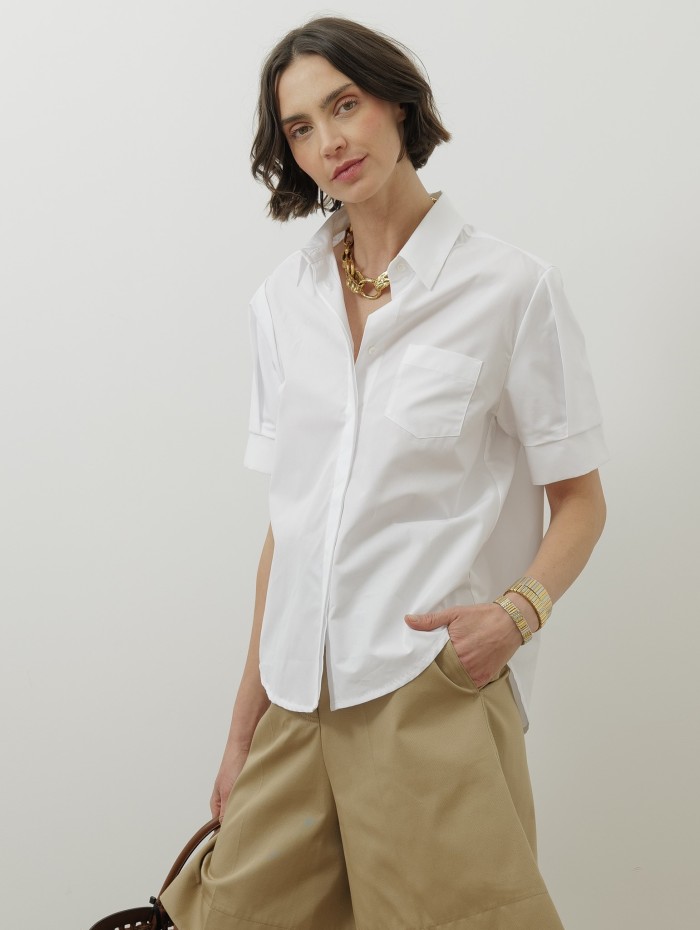 Chemise manches courtes - Blanc - A.Shirt