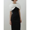 Roland Mouret - Robe cocktail en crêpe avec cape
