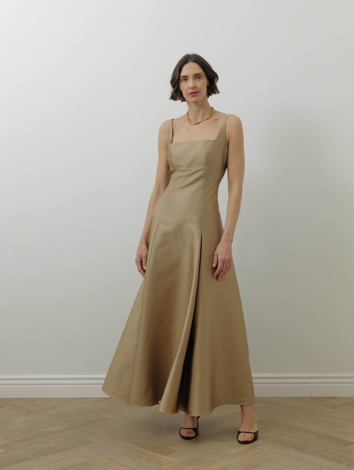 Roland Mouret - Robe longue en taffetas