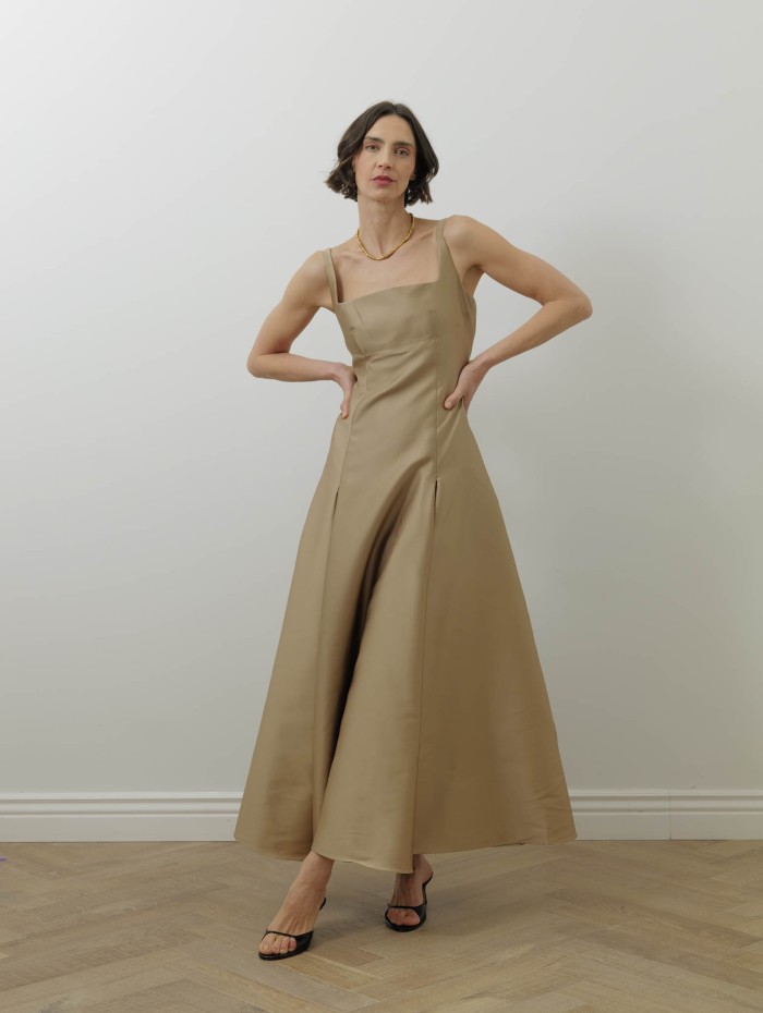 Roland Mouret - Robe longue en taffetas