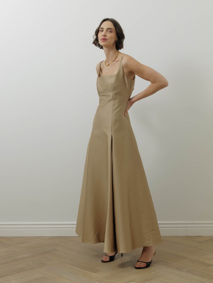 Roland Mouret - Robe longue en taffetas
