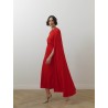 Robe longue cape - Cady léger - Rolland Mouret