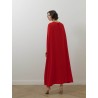 Robe longue cape - Cady léger - Rolland Mouret
