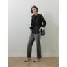 Jean gris en denim japonais - Nikko night prowler - Boro denim