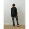 Jean gris en denim japonais - Nikko night prowler - Boro denim