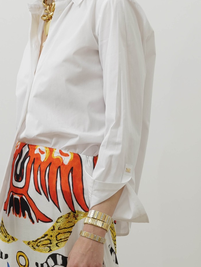 Chemise blanche en coton - Maroso - Max Mara
