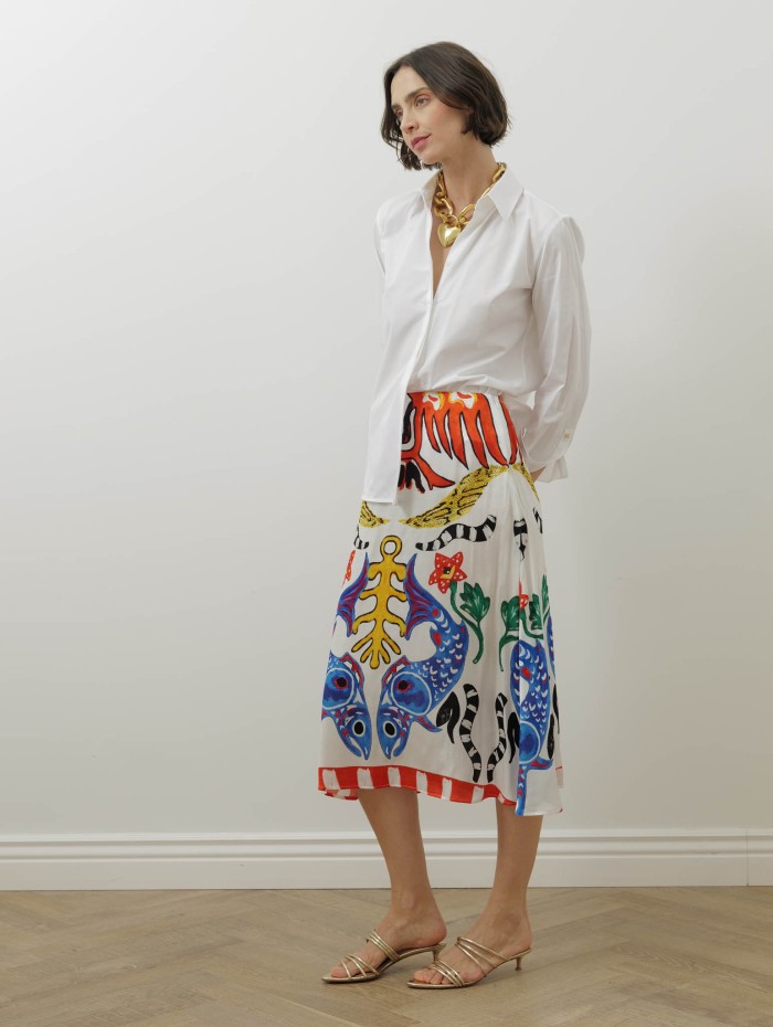 Chemise blanche en coton - Maroso - Max Mara