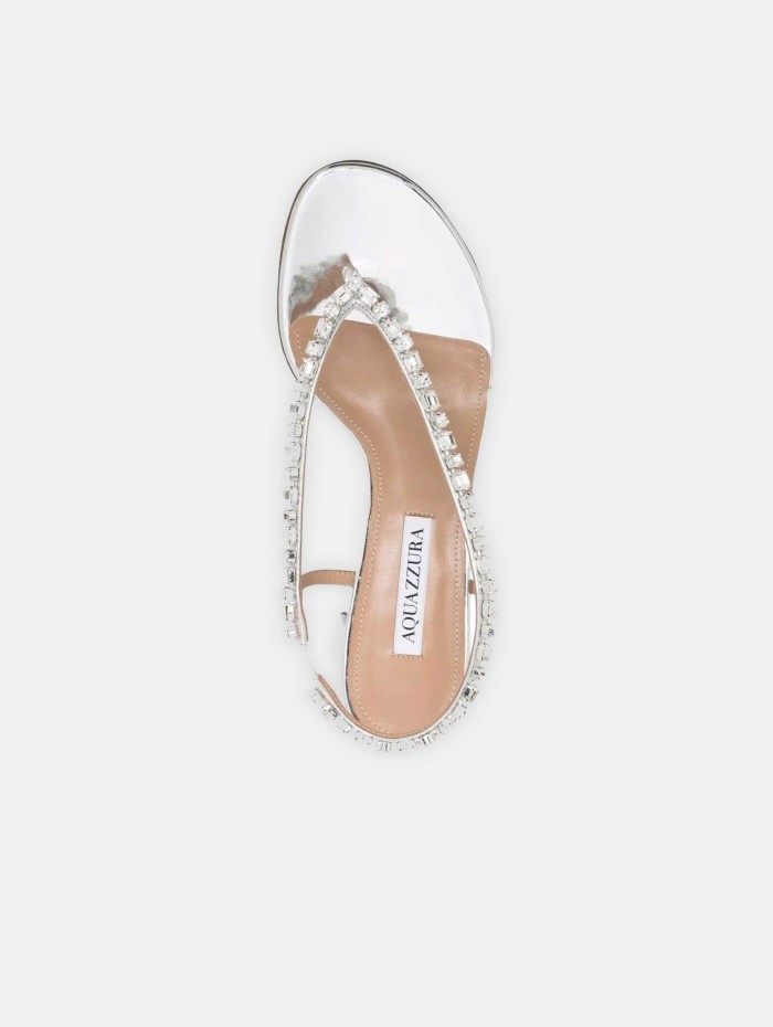 Sandales - Divina crystal thong sandal 30 - Aquazzura