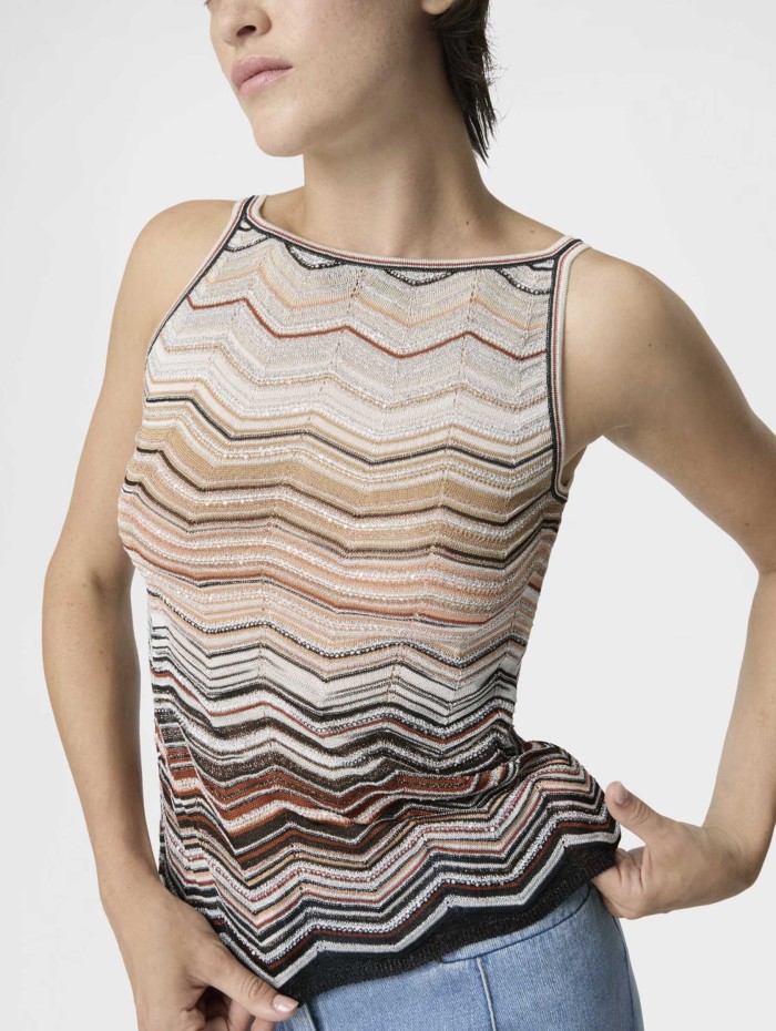 Top - Maille chevron - Missoni