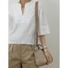Sac en raphia et en cuir - Mxasummarine sac pm - Max Mara