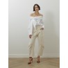 Chemisier blanc en coton - Curvone - Max Mara