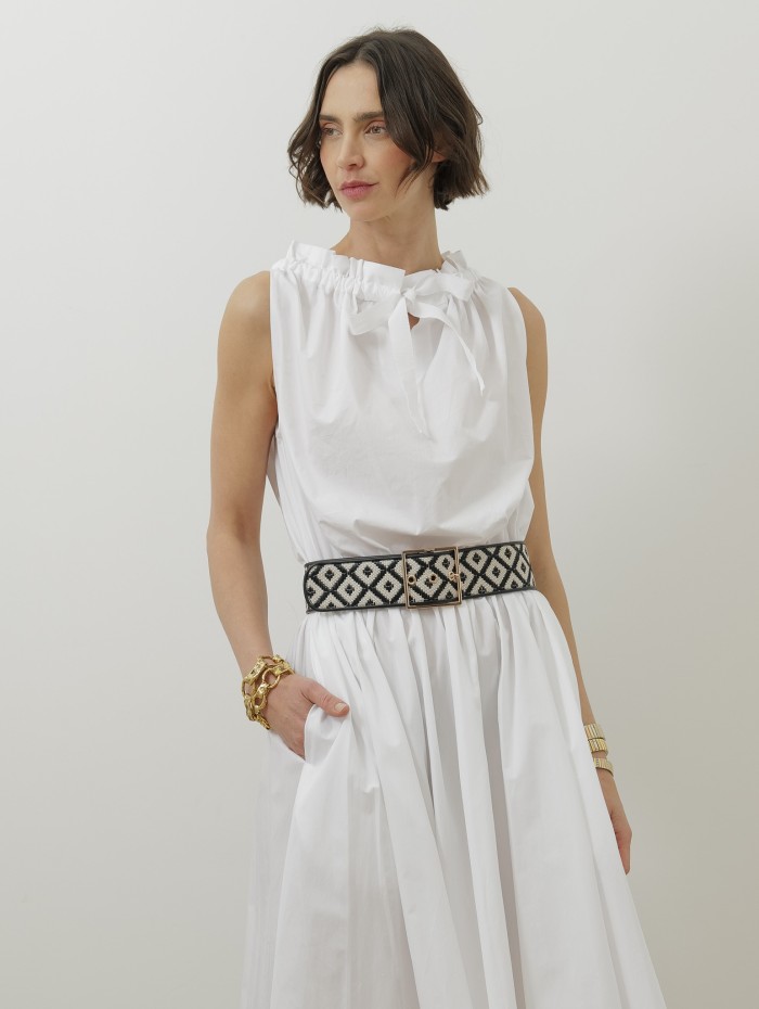 Ceinture en tissu effet raphia - Mxapalato - Max Mara