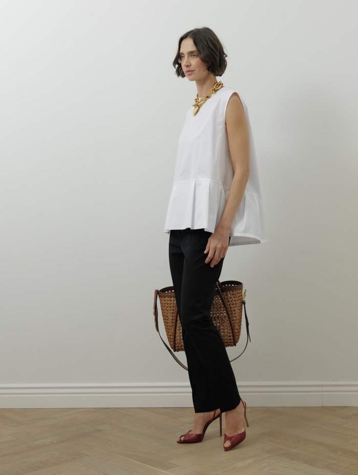 Haut en popeline de coton - Smmbrava - Max Mara