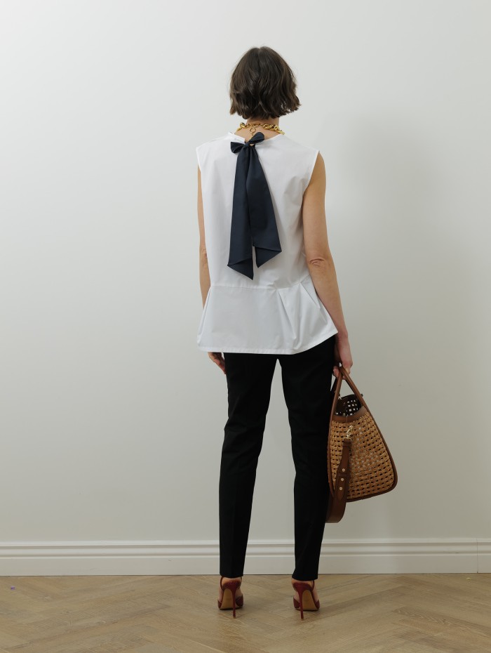 Haut en popeline de coton - Smmbrava - Max Mara