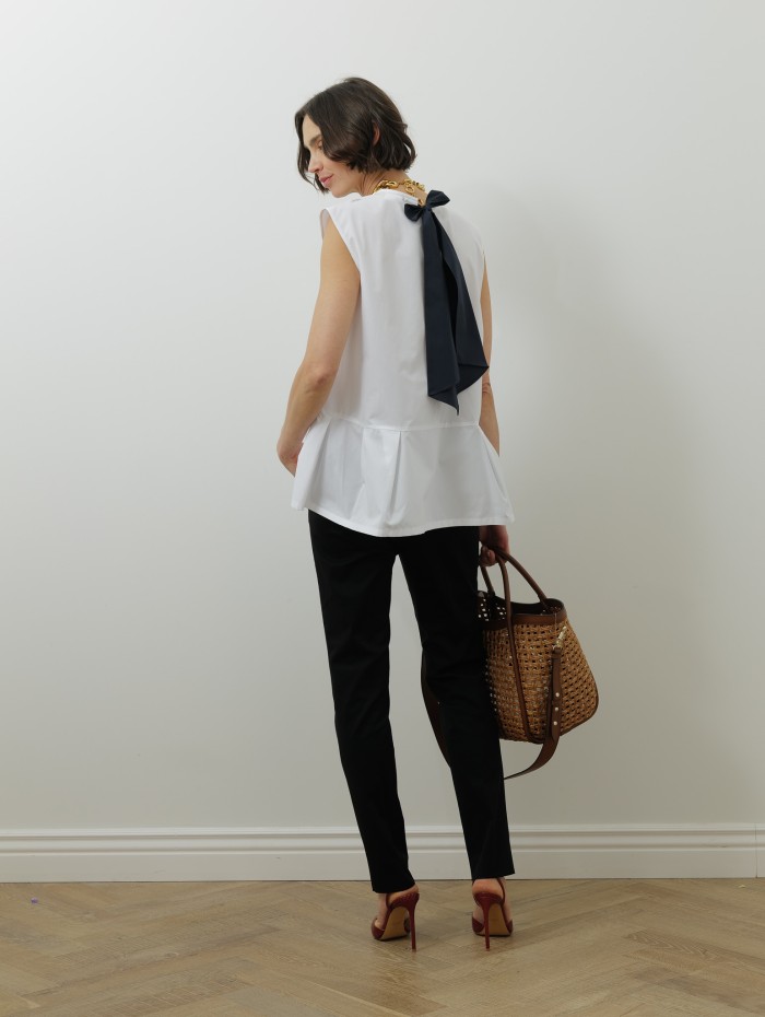 Haut en popeline de coton - Smmbrava - Max Mara