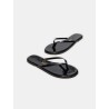 Tongs vernies en cuir noires - Glosses - Tkees