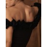 Robe longue noire - Begonia - Maiô Paris