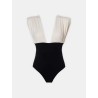 Maillot une pièce noir et blanc - Monceau - Maiô Paris