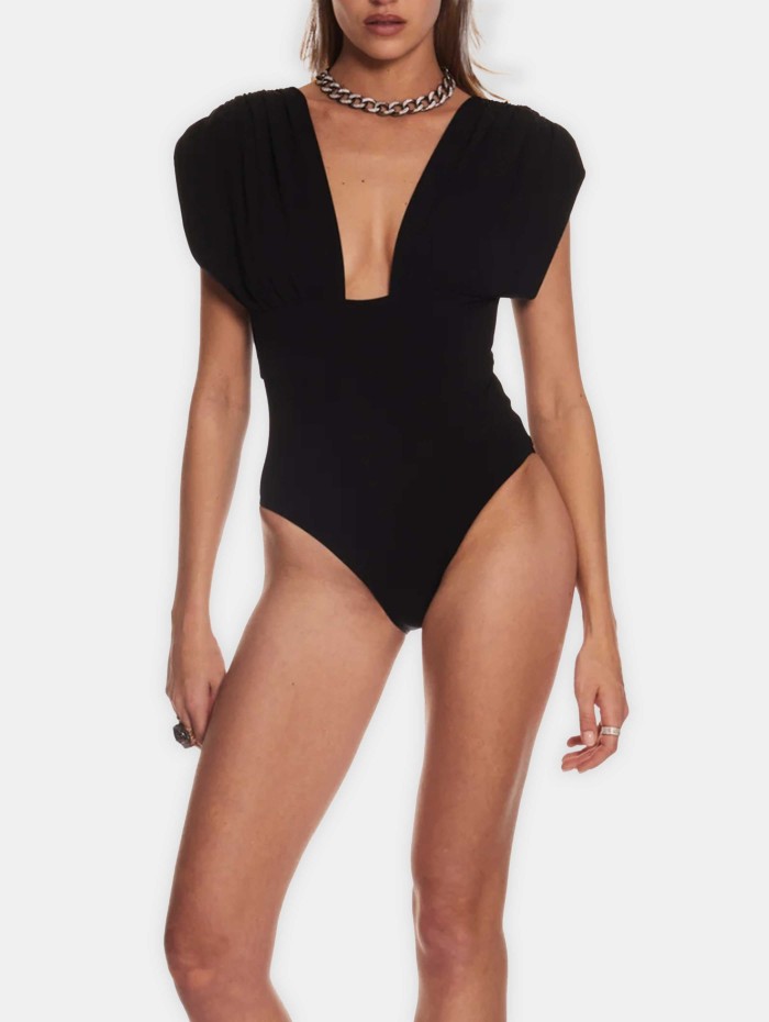 Maillot noir une pièce - Monceau - Maiô Paris