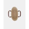 Sac en paille et en cuir - Catch - Lanvin