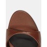 Mules à talons en cuir chocolat - Lidylle 85 - Maison Ernest
