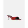 Mules en cuir vernis rouge - Lidylle 55 - Maison Ernest