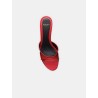 Mules en cuir vernis rouge - Lidylle 55 - Maison Ernest
