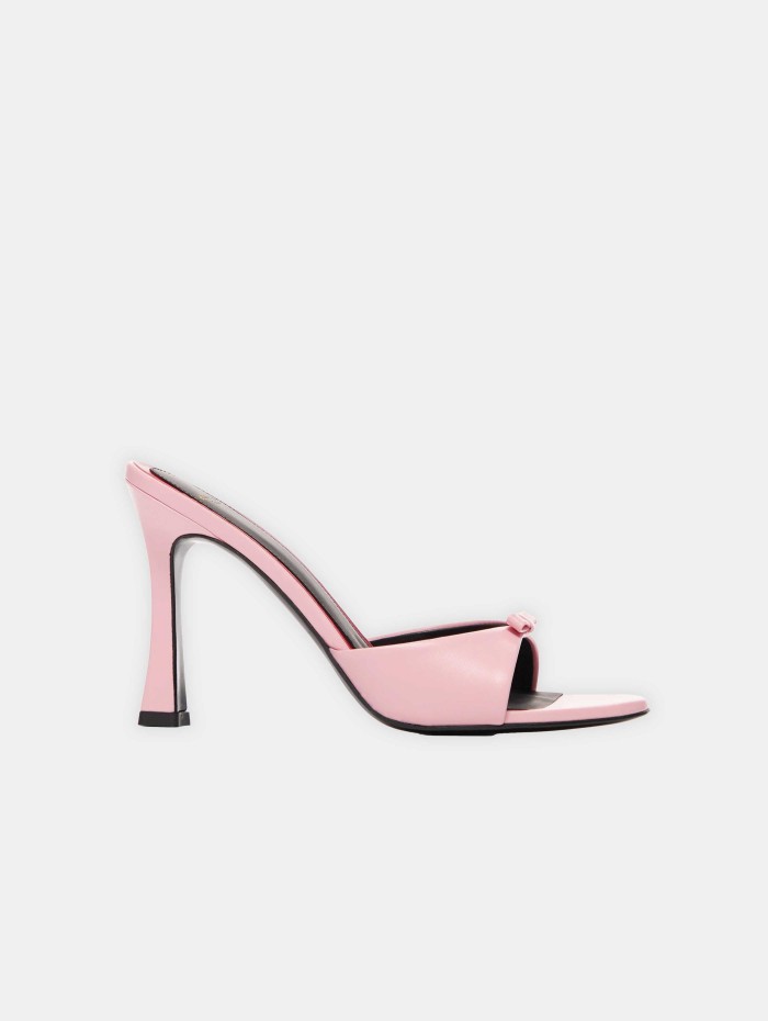 Mules à talons roses - Lydalia 95  - Maison Ernest