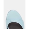 Mules à talons bleues – Lydalia 75 - Maison Ernest