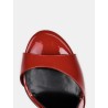 Sandales à talons vernis rouge - Flavien 100 - Maison Ernest