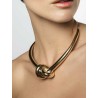 Collier rigide noeud - Elle - Vivynrosa