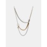 Collier multichaînes asymétrique - Berry - Vivynrosa