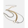 Collier multichaînes asymétrique - Berry - Vivynrosa